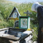 Колодец на роднике Казанской Богоматери. С. Василевка, Починковский р-н. Фото Е. Курзиной (2002)